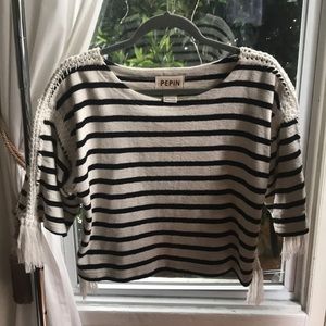 Pepin three quarter sweater shirt